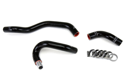 HPS Performance Black Reinforced Silicone Heater Hose Kit Coolant for Nissan 09-20 370Z