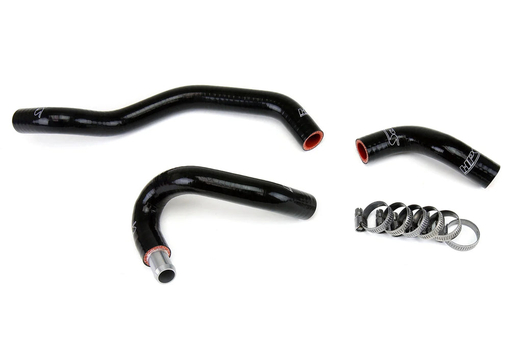 HPS Performance Black Reinforced Silicone Heater Hose Kit Coolant for Nissan 09-20 370Z