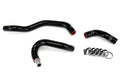HPS Performance Black Reinforced Silicone Heater Hose Kit Coolant for Nissan 09-20 370Z