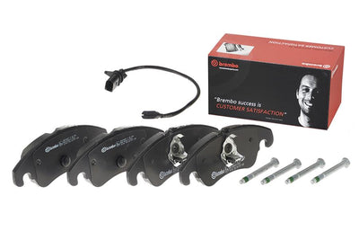 Brembo 09-16 Audi A4/A4 Quattro/10-14 A5/08-17 S5 Front Premium Low-Met OE Equivalent Pad