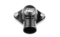 ALUMINUM WATER NECK 1.25IN HOSE FOR CHEVY V8 ALL ENGINE BLACK
