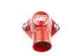 ALUMINUM WATER NECK 1.25IN HOSE FOR BBF ENGINE (427/460 CI) RED