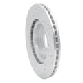 DFC 12-16 Honda CR-V Front Right Drilled & Slotted Silver Brake Rotor