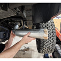 Exhaust Pipe 4 inch Second Section Single Exit System for 94-2007.5 24v Dodge Cummins Exhaust Tail Pipe Diamond Eye