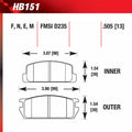 Hawk HPS Street Brake Pads