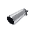 Exhauast Tip: 3.5" single wall; True Bolt-On Tips; fits 2.5" thru 2.75" tail pipe