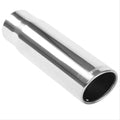 Exhauast Tip: 3.5" single wall; True Bolt-On Tips; fits 2.5" thru 2.75" tail pipe