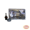 Left Halogen Headlight Assembly for Jeep 07-18 JK Wrangler, USA & Canada Crown Automotive