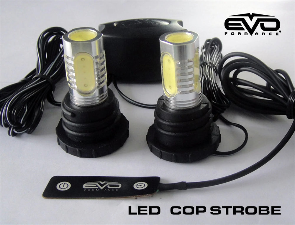 EVO FORMANCE LED COP HEADLIGHT STROBES RED