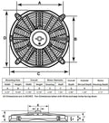 12in Standard Elec. Fan