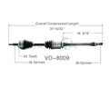 NEW CV AXLE