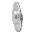 R1 Concepts Brake Rotor Drilled and Slotted Silver Fits Mazda 3