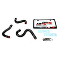 HPS Performance Black Reinforced Silicone Heater Hose Kit for Toyota 83-87 Corolla AE86 4A-GEU Left Hand Drive