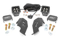 LED Light Kit | Cage Mount | 2" Black Pair | Amber DRL | Honda Talon 1000