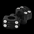 Burly Brand Reaper Riser Clamp 1-1/2in Tall for 1in Bar, Set - Texture Black