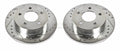 Power Stop 94-04 Ford Mustang Rear Evolution Drilled & Slotted Rotors - Pair
