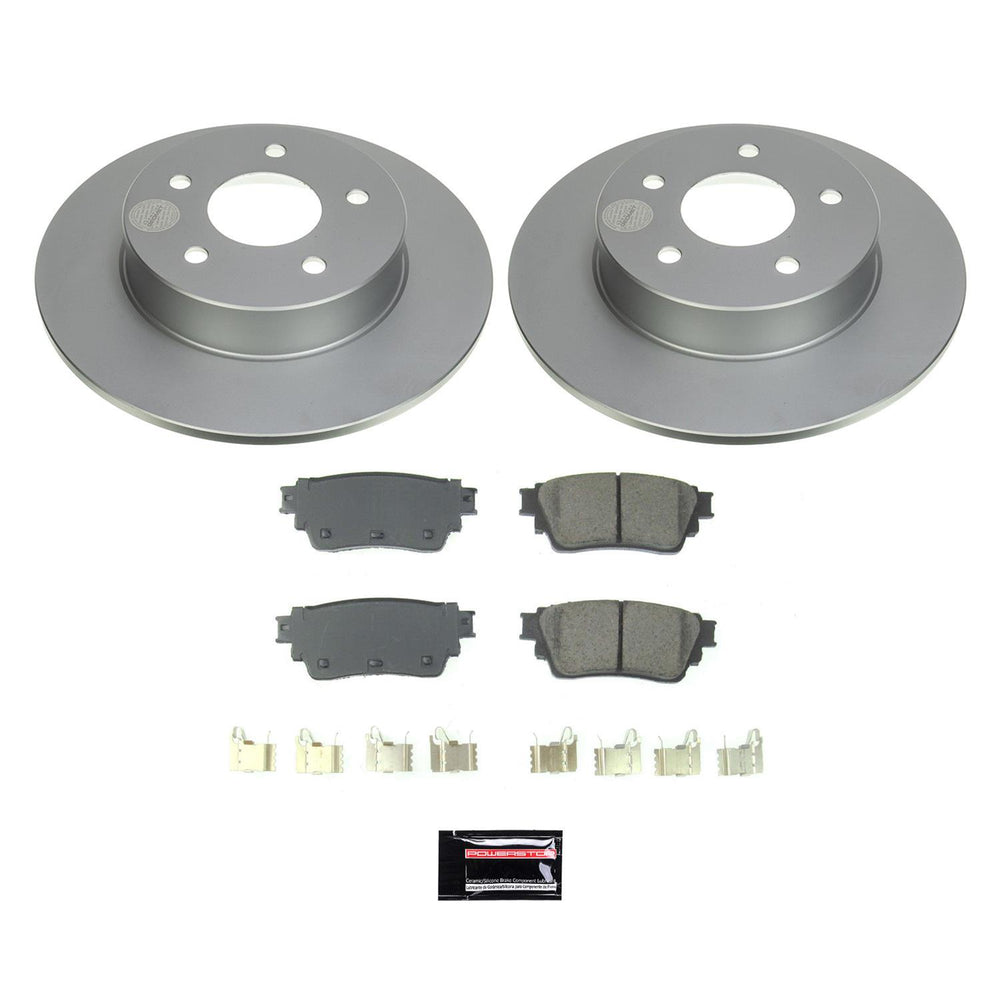 Power Stop 2021 Nissan Kicks Rear Z17 Coated Brake Kit
