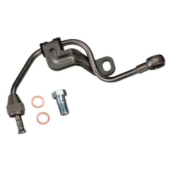 Gates 09-13 Subaru Forester 4Cyl 2.5L Steel x 10in Turbocharger Oil Feed Line w/Banjo Bolt/Washers