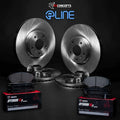R1 91-02 Saturn SL1 Front Brake Rotor Set w/Ceramic Pads and Hardware