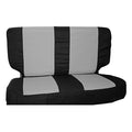 Seat Cover 1997-2002 TJ Wrangler w/1 Seat Cover/2 Seat Belt Pads Black/Gray RT Off Road
