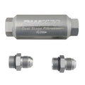 DeatschWerks 10AN Female 10 Micron 70mm Compact In-Line Fuel Filter Kit
