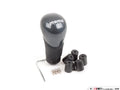 Momo Shadow Shift Knob - Black Airleather, Carbon Effect Insert