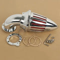 Moroso Racing Air Cleaner - 14in x 5in Filter - Flat Bottom - Steel - Chrome Plated - 4500