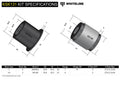 Whiteline 16-18 Volkswagen Golf R (MK7) Front Lower Control Arms Service Kit (For KTA252)