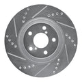 DFC 04-25 Scion FR-S Front Left Drilled & Slotted Silver Brake Rotor