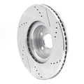 DFC 04-25 Scion FR-S Front Left Drilled & Slotted Silver Brake Rotor