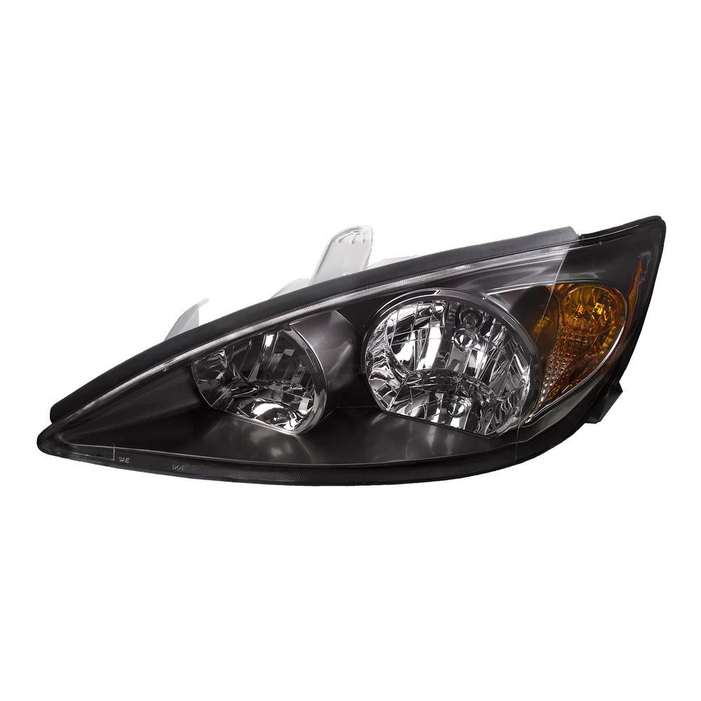 LH HEADLAMP ASSY COMPOSITE; SE; BLACK; CAMRY 0204