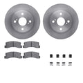 R1 Concepts Brake Rotor- Blank with Optimum Oe Pads Hdw Fits Chevrolet Nova