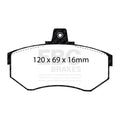 EBC 84-87 Audi 4000 1.8 Greenstuff Front Brake Pads