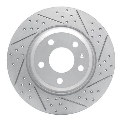R1 08-25 Audi A4 (USA/Canada) Rear Right Drilled & Slotted Geoperformance Rotor