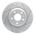 R1 08-25 Audi A4 (USA/Canada) Rear Right Drilled & Slotted Geoperformance Rotor