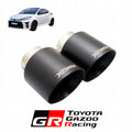 21 YARIS GR 4IN BLACK LOOK TIP KIT 4IN ANGLE CUT SS