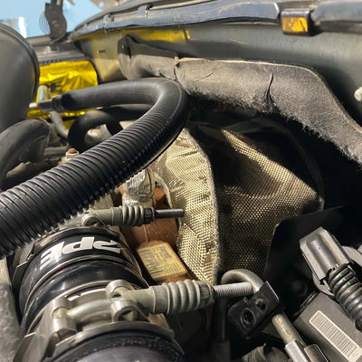 Heat Blanket Large T6 Turbos Titanium Woven