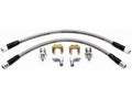 Wilwood 13-18 RAM 1500 4WD Braided Stainless Steel Flexline Hose Kit