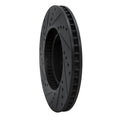 R1 00-10 Pontiac Vibe Front Right Drilled & Slotted Black Brake Rotor