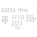 Push Lock Clamps 50pk 10-Each  4an - 12an