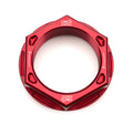 Axle Nut RH Lightweight Aluminum Red