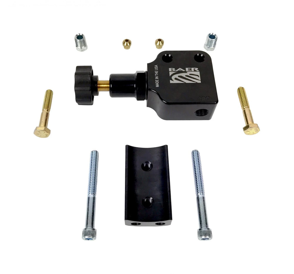 Remaster Proportioning Valve W/Black Bracket BAER Brakes