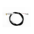 36IN UNIVERSAL BLACK HOUSING TUNEDPORT THROTTLE CABLE W/ POLISHED FITTINGS