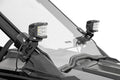 LED Light Kit | "A" Pillar Mount | 2" Black Pair | White DRL | Polaris RZR PRO XP