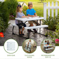 LIFETIME CHILDRENS RECTANGLE PICNIC TABLE ALMOND