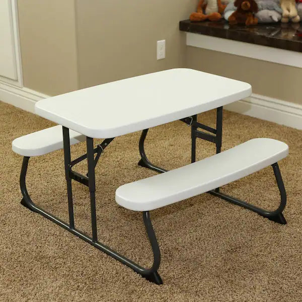 LIFETIME CHILDRENS RECTANGLE PICNIC TABLE ALMOND