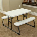 LIFETIME CHILDRENS RECTANGLE PICNIC TABLE ALMOND