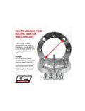EPI 4/137 Wheel Spacer 1 in. 10 mm. Stud/ 1.25 Thread