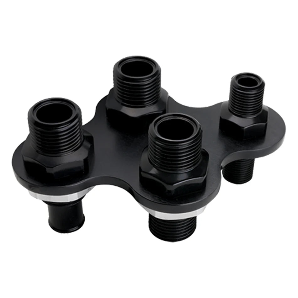 A/C & Heat Bulkhead Push-On 4 Port