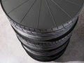 WeatherTech Wheelstackers (24in. Round Coaster - Set of 4) - Black